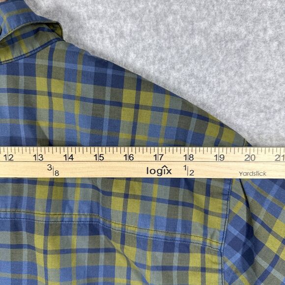 5.11 Tactical Shirt Mens Sz XL Blue Green Plaid Classic Covert UC Snap Front - Picture 6 of 9